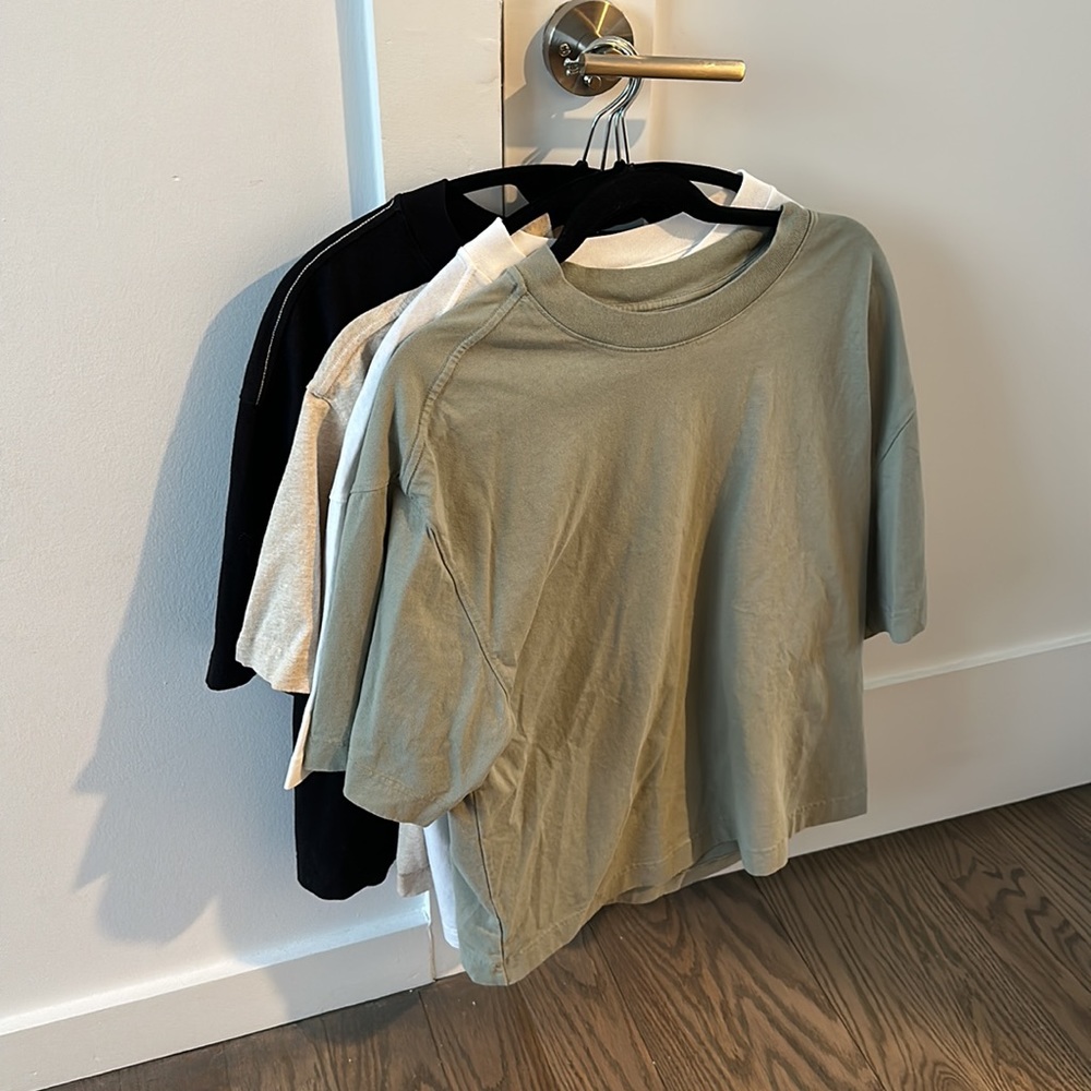 Green - Everlane Premium Weight Relaxed Tee